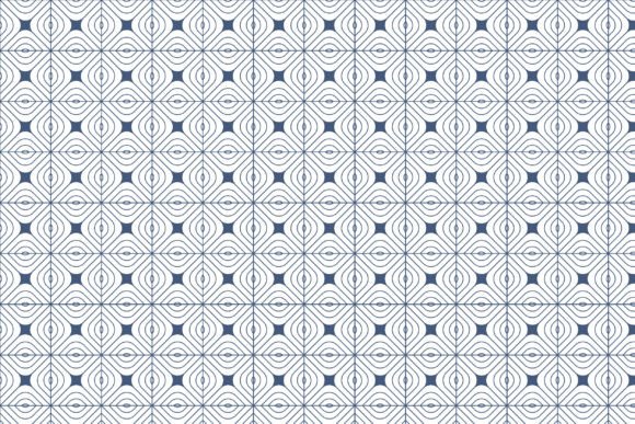 Black Outline Geometry Pattern for Modern Graphics