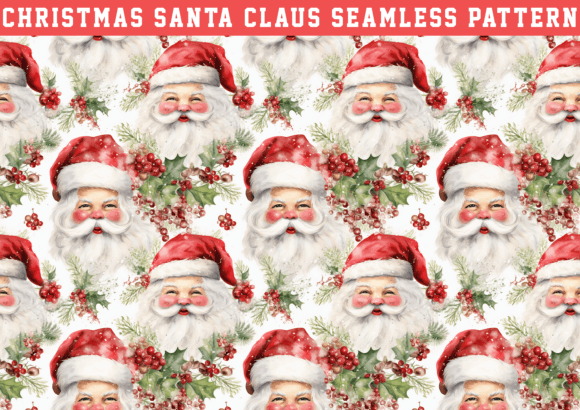 Christmas Santa Claus Pattern: Graphics & Patterns Review