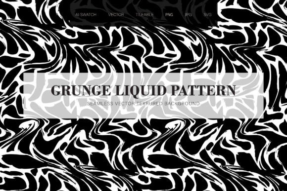 Liquid Seamless Pattern: Graphics & Patterns for Digital Sellers