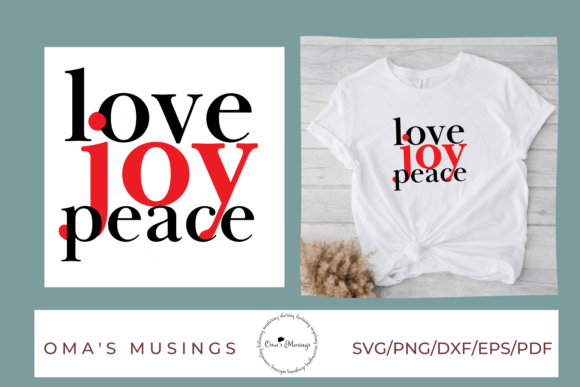 Love Joy Peace SVG: A Christian Graphics Asset for Crafts