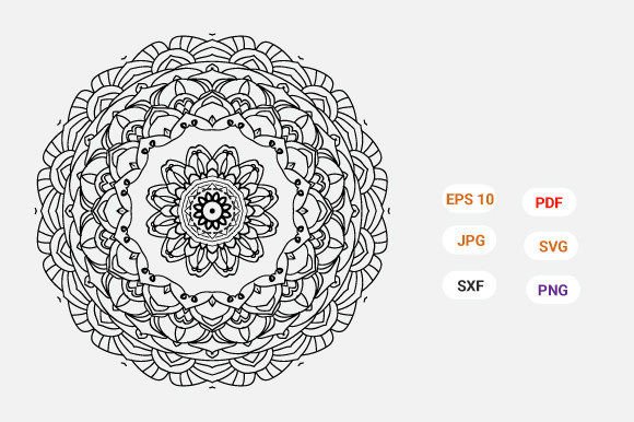 Mandala Coloring Page Graphics & Coloring Pages Amp