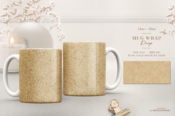 Mug Sublimation Boho Dark Beige Gold: Graphics & Print Review