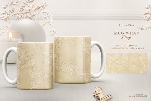 Mug Sublimation Gold Marble Shimmer Graphics Review