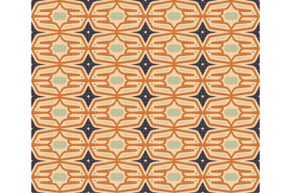 Octagon Retro Pattern Star: Vintage Graphics & Patterns
