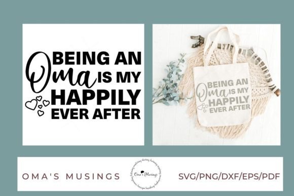 Oma SVG Graphics for Crafts & Branding