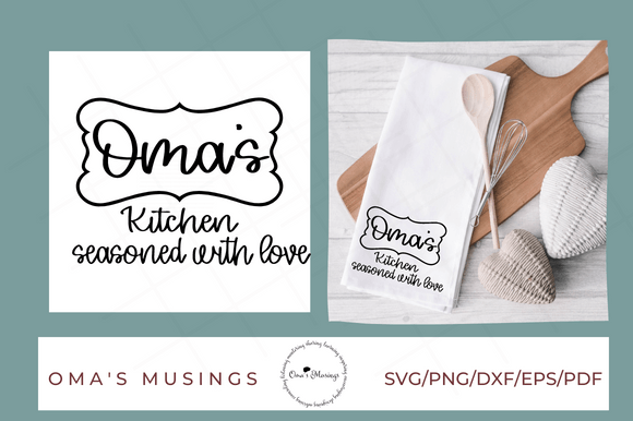 Oma SVG Graphics for Crafts & Local Branding