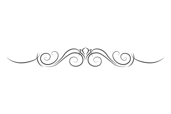 Ornate Elegant Classic Divider Decorati in Graphics & Crafts