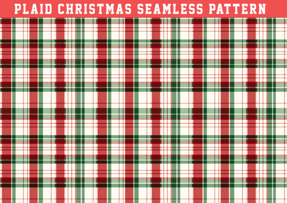 Plaid Christmas Seamless Pattern: Holiday Graphics & Patterns Review