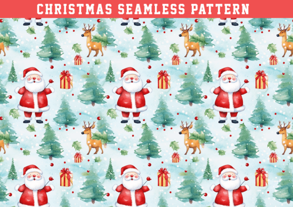 Santa Claus Seamless Pattern: A Graphics & Patterns Review